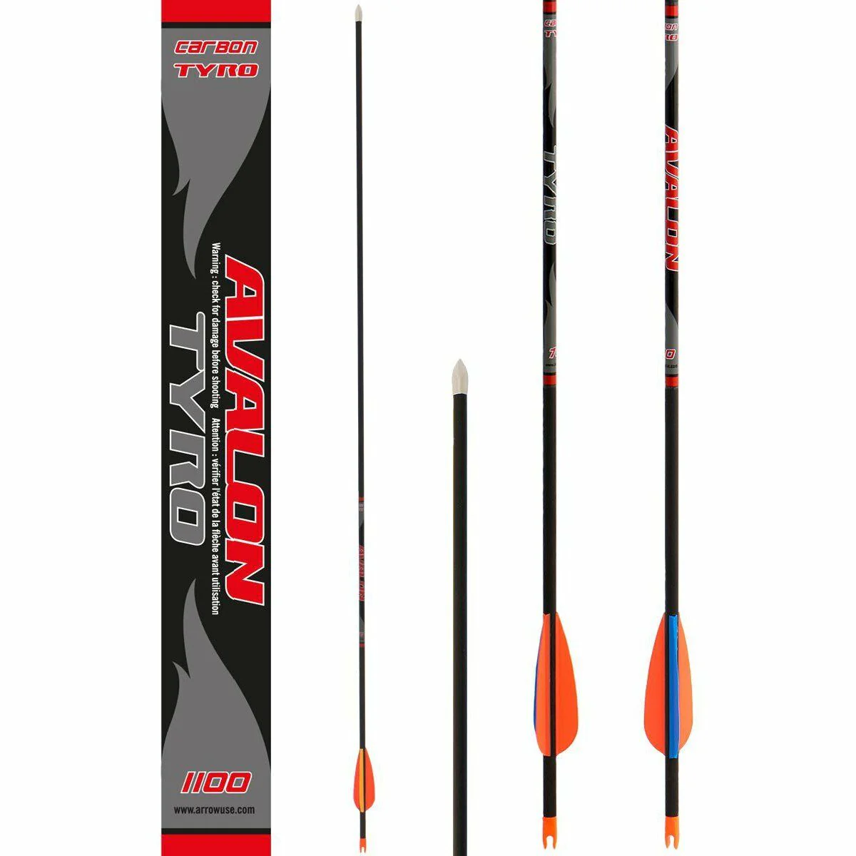 avalon tyro arrows | carbon beginner arrows for archery practice